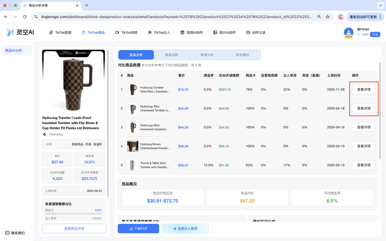 TikTok商品-商品AI分析-图8