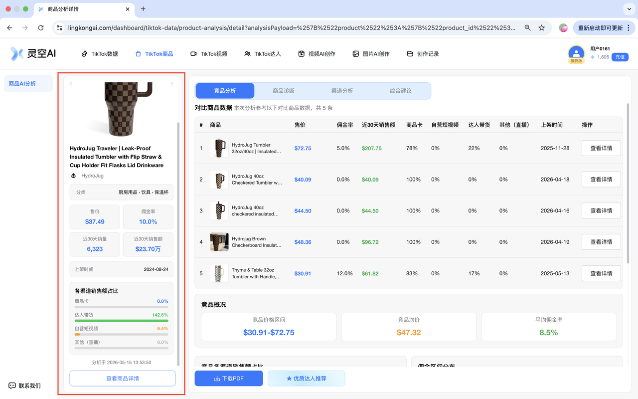 TikTok商品-商品AI分析-图12